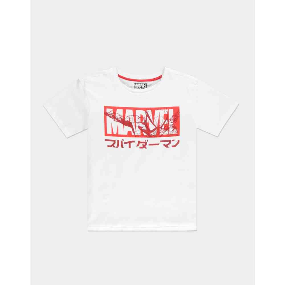 Marvel SpiderMan - Japan Spider Dames Tshirt - Wit